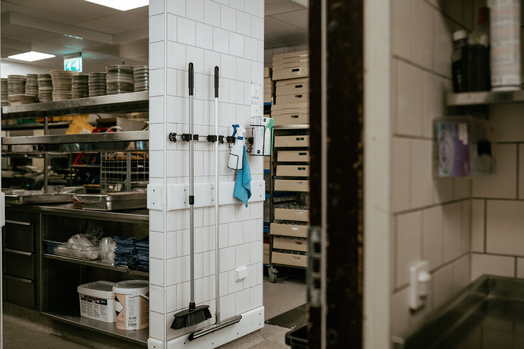 Mop and Broom Organizer