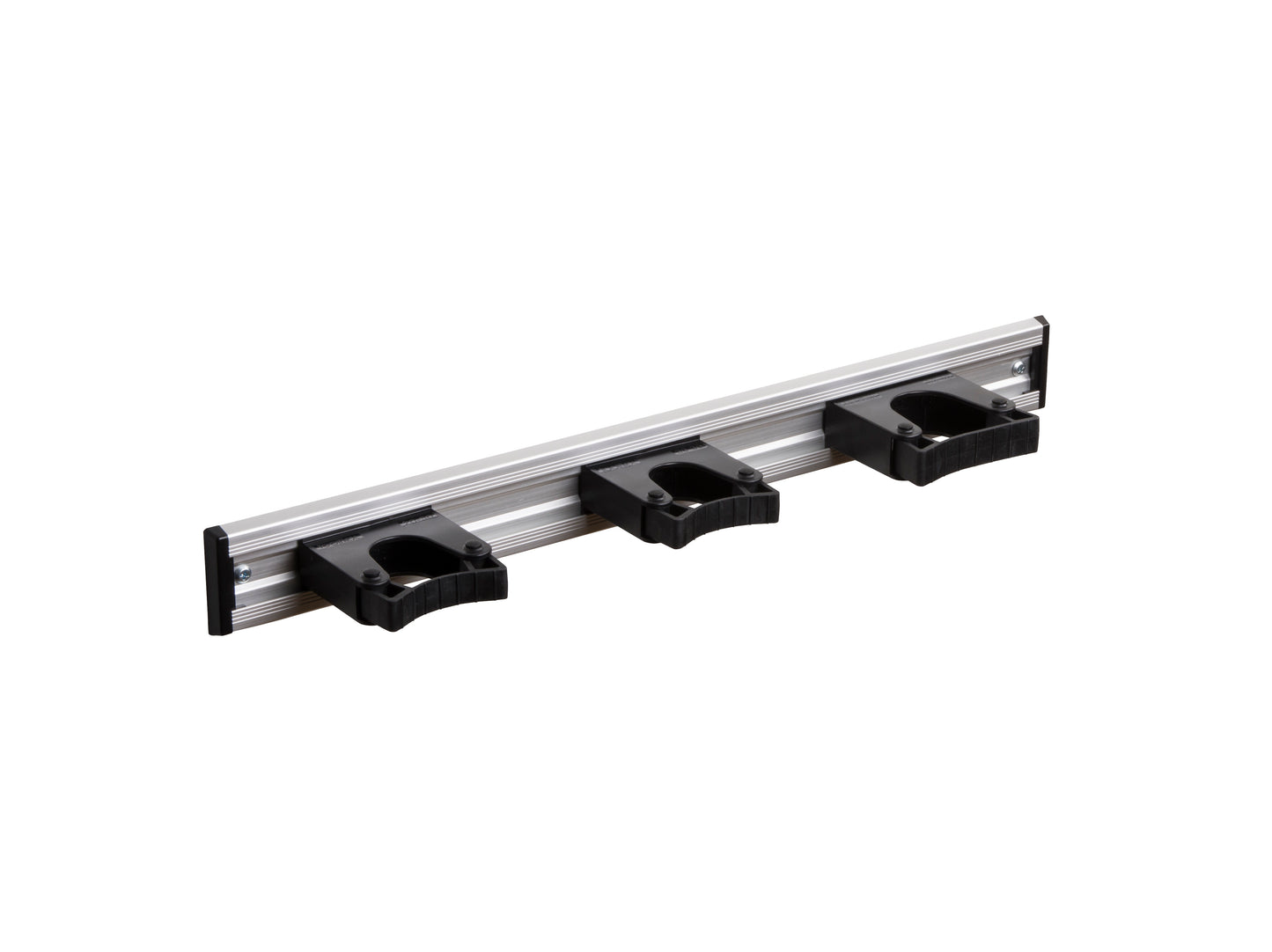 Toolflex Original 20 in Garage Tool Organizer with 3 Rail or Wall Mount Holders - Black (473-5-0201-1)
