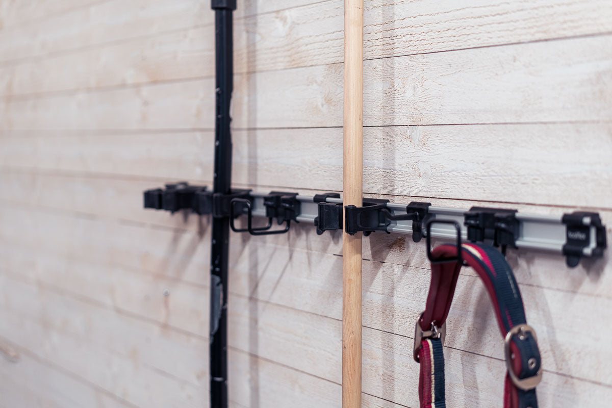 Toolflex One 37 in Garage Tool Organizer with 5 Universal Holders