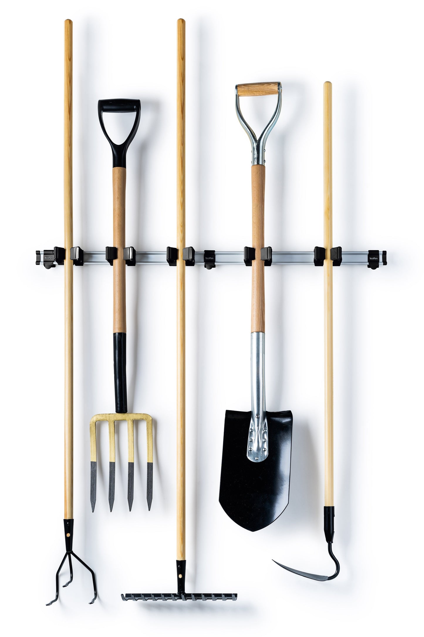 Toolflex One 37 in Garage Tool Organizer with 5 Universal Holders