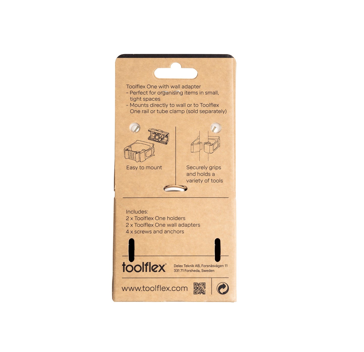 Toolflex One Universal Holder - 2-Pack