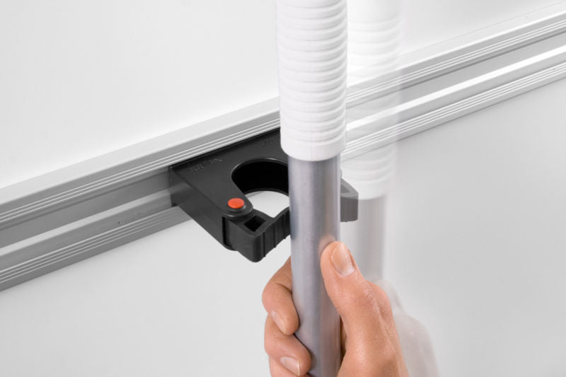 Toolflex Original Small Black Holders - Screw Into Wall or Mount to Original Rail (2-Pack)
