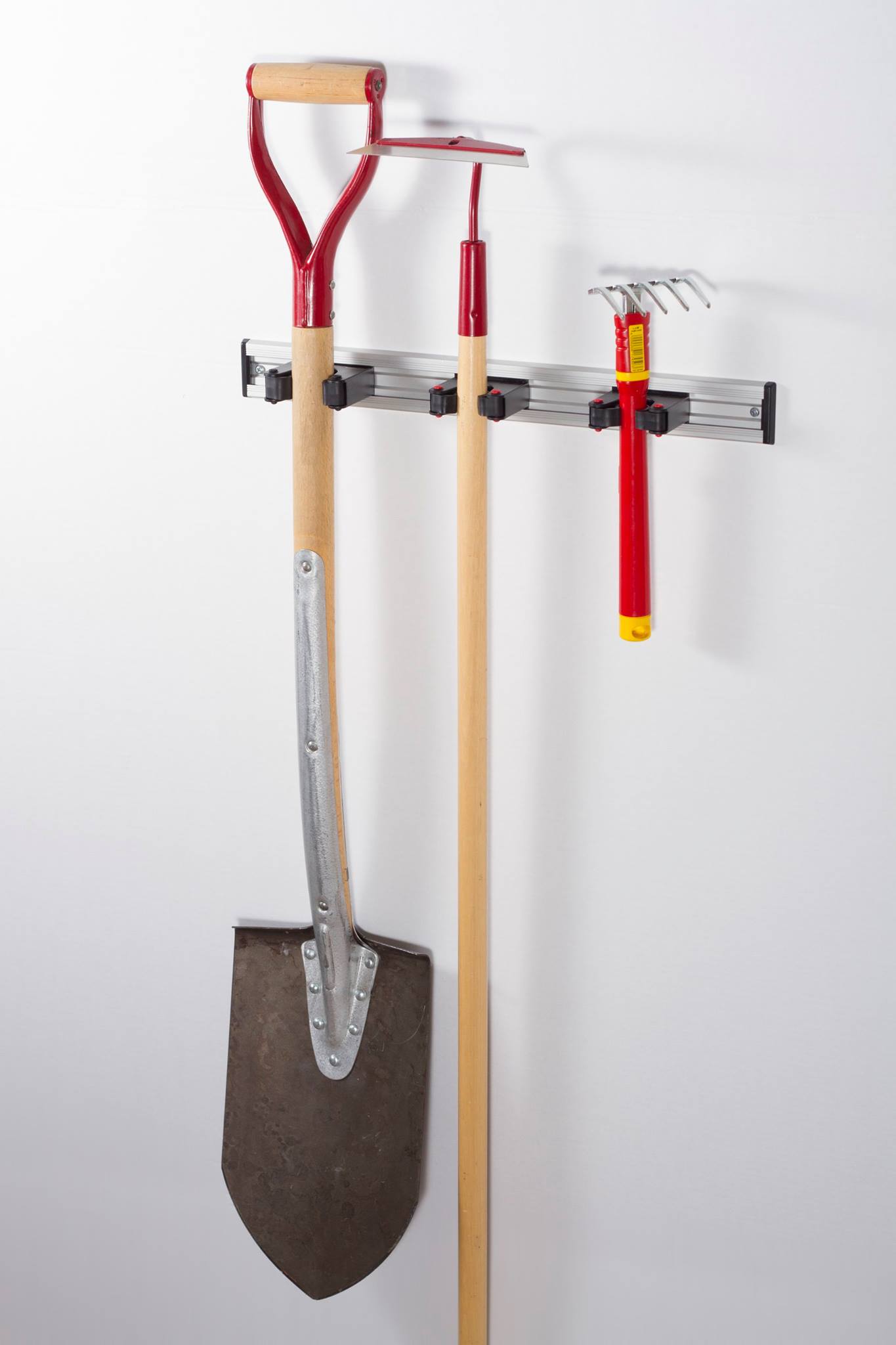 Toolflex Original XL Black Holders - Screw Into Wall or Mount to Original Rail - 2-Pack (632-1)