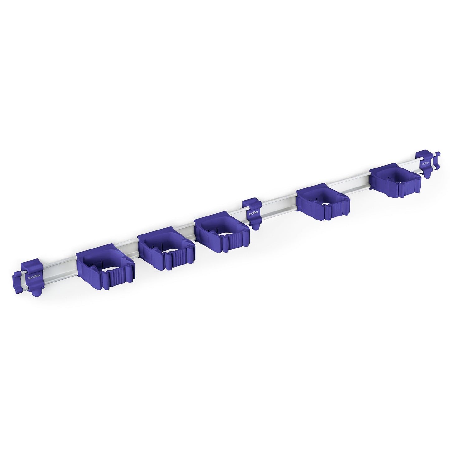 Toolflex One 37 in Mop and Broom Organizer with 5 One Size Fits All Universal Holders
