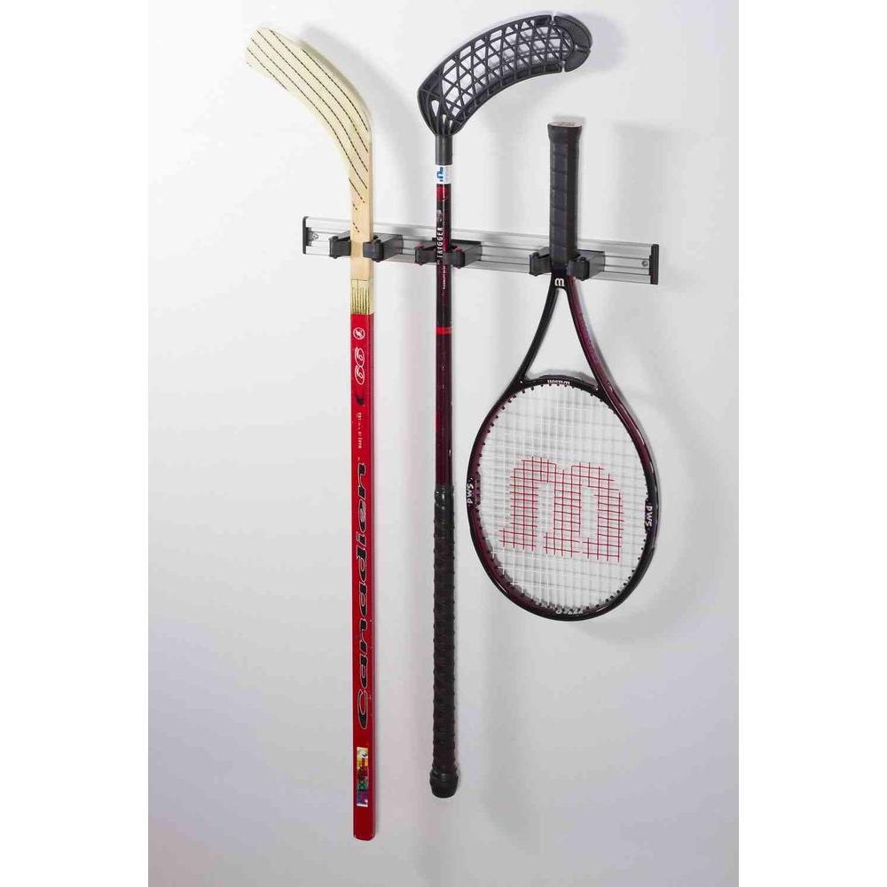 Toolflex Original XL Black Holders - Screw Into Wall or Mount to Original Rail - 2-Pack (632-1)