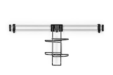Toolflex One Wipes Canister Holder, Up to 5 Inch Diameter, Black (3331-1)