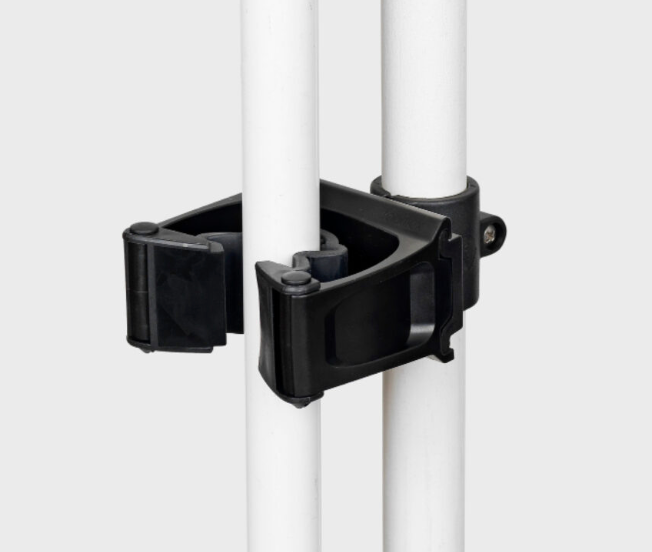 Toolflex One Tool Holder - Attach to Janitor Cart, Trolley or Mop Bucket - Black