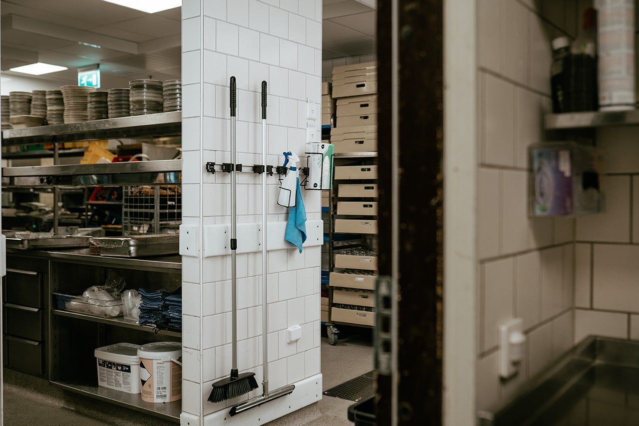 Mop and Broom Organizer