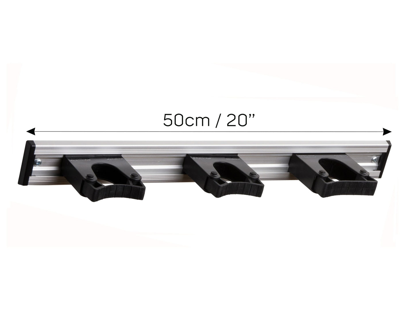 Toolflex Original 20 inch rail with holder spacing and dimensions