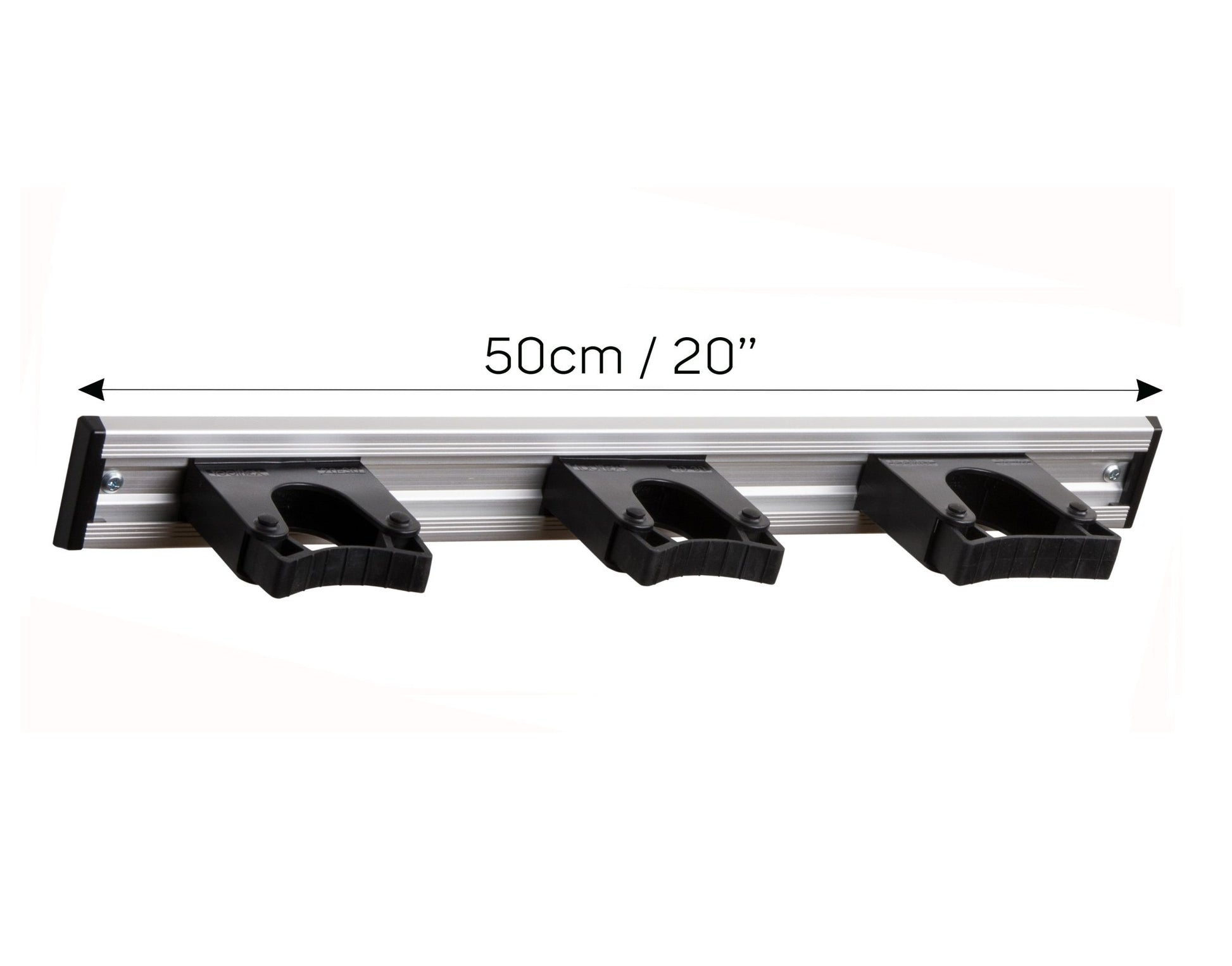 Toolflex Original 20 inch rail with holder spacing and dimensions