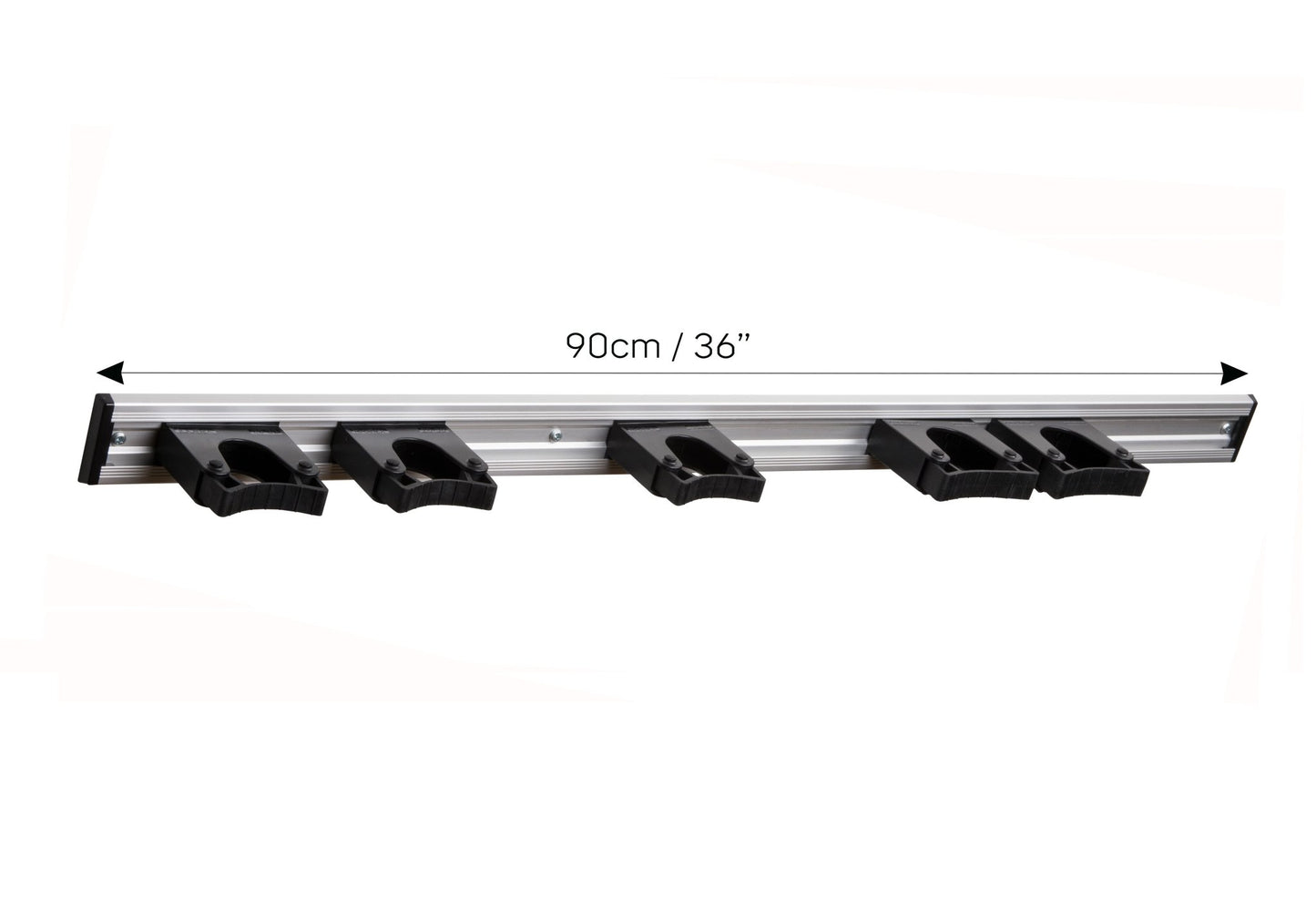Toolflex Original 36 inch rail with holder spacing and dimensions