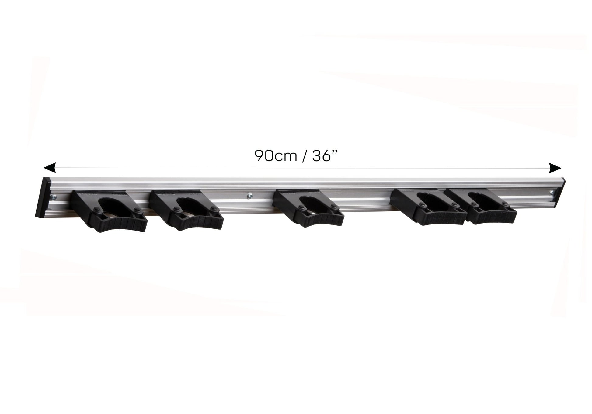 Toolflex Original 36 inch rail with holder spacing and dimensions