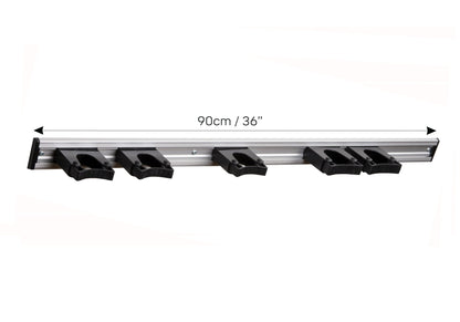 Toolflex Original 36 inch rail with holder spacing and dimensions