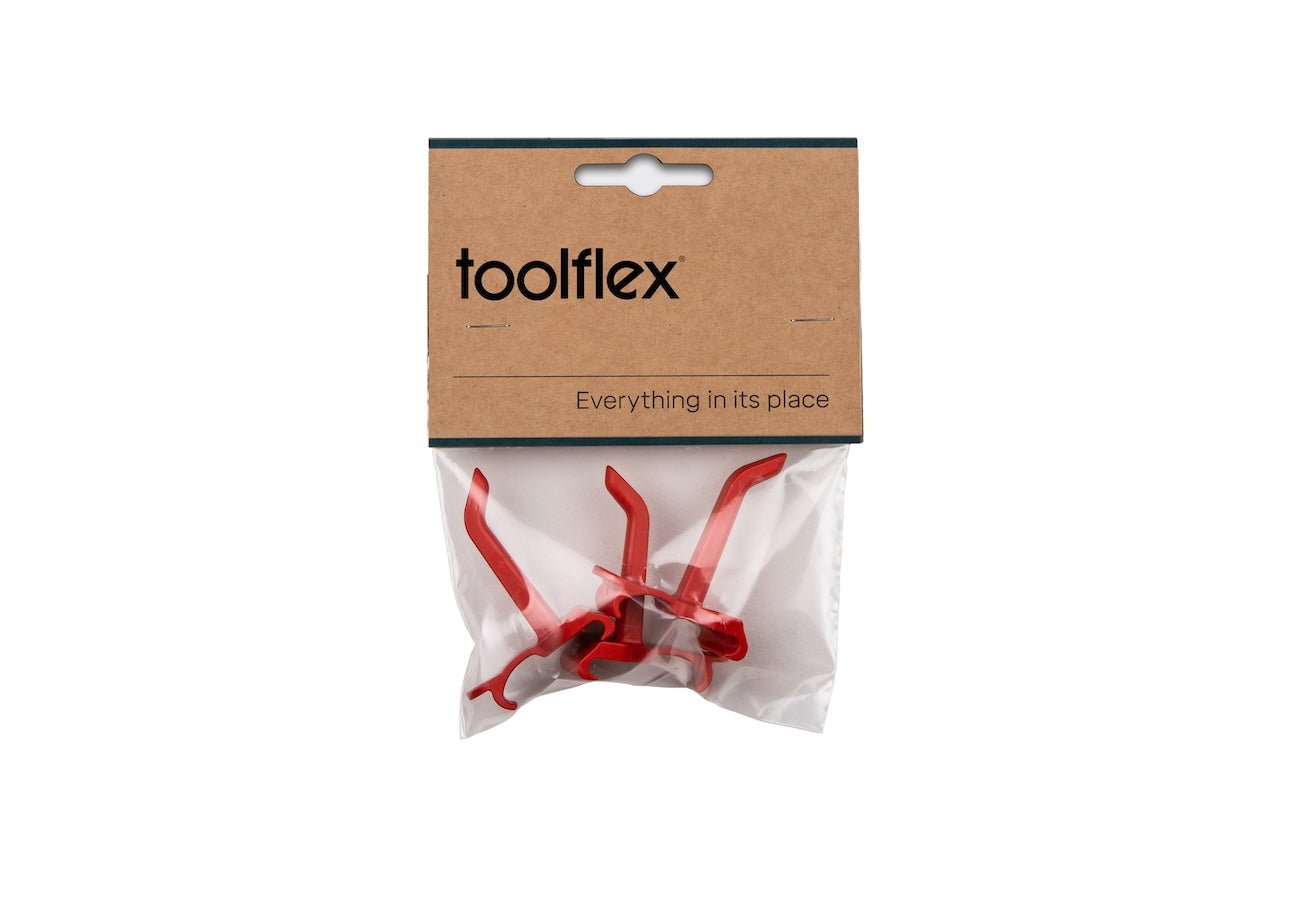 Utility hook packaging with wall-mounted storage accessory