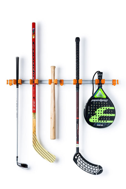 Toolflex 37 inch rail system with sports equipment storage